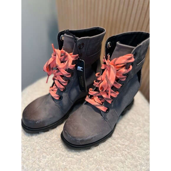 Sorel Women's Joan Arctic Wedge III Lexie Boot Waterproof Leather Wedge Bootie - Picture 2 of 6